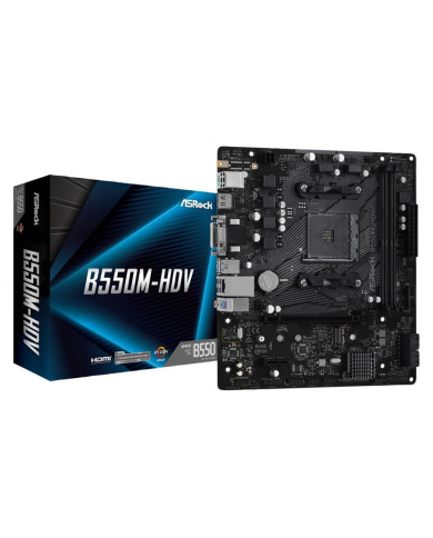 MAINBOARD ASROCK B550M-HDV AM4 3RA GENERACION