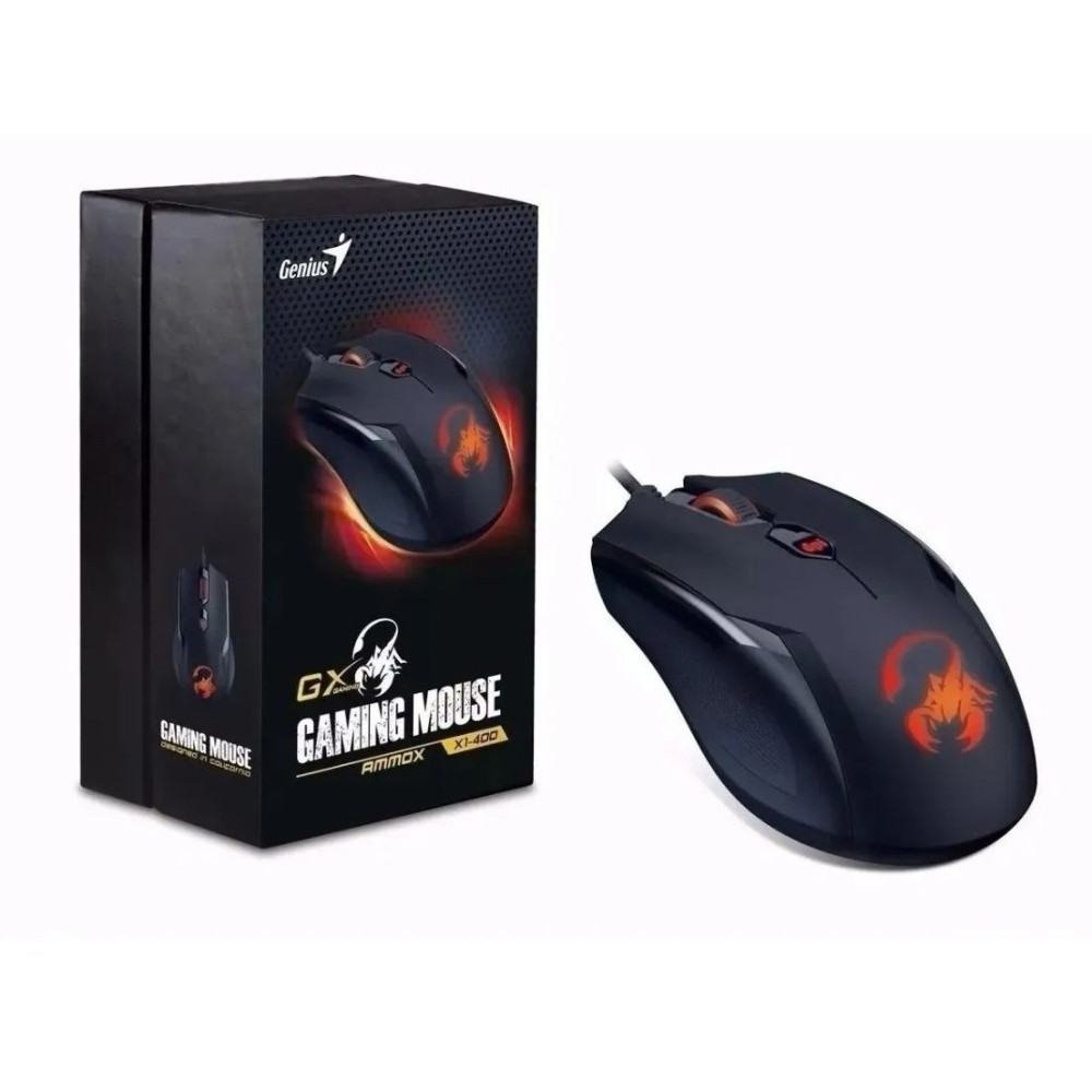 MOUSE GENIUS AMMOX X1-600 USB GX-GAMING RGB