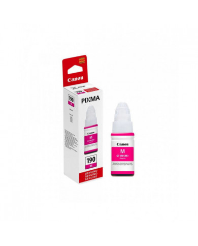 TINTA CANON GL190M MAGENTA 70ML GL-190M G1100/G2100/G3100/G3102/G4100/G4102