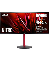 MONITOR GAMER ACER 34" CURVO XZ342CU 180Hz QHD ULTRAWIDE