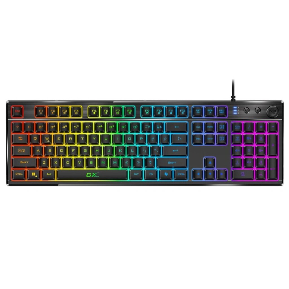 TECLADO GENIUS SCORPION K7 GAMING RGB USB NEGRO