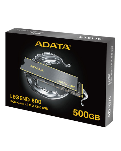 DISCO SOLIDO ADATA 500GB M.2 LEGEND 800 NEGRA SSD