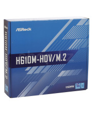 MAINBOARD ASROCK H610M-HDV/M.2 LGA1700 2DDR4 HDMI DP VGA