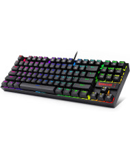 TECLADO GAMER REDRAGON K552RGB-2 NEGRO KUMARA BLUE-SWITCH MECANICO GAMING