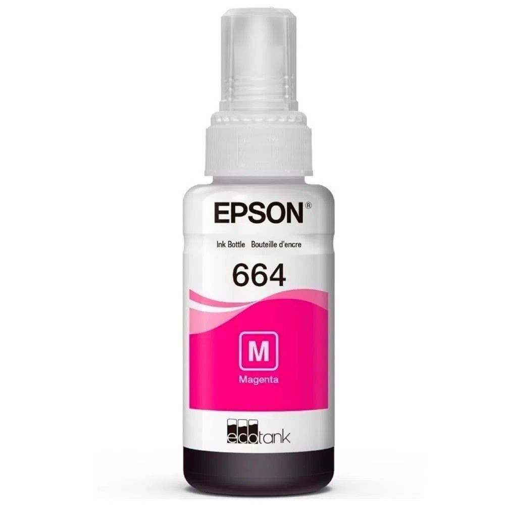 TINTA EPSON T664320 C13T66432A L200 MAGENTA 70 ML