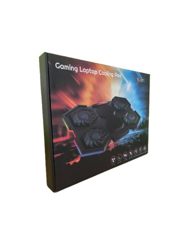 COOLING PAD NITRON YL-021 15,6" LED AJUSTABLE 6-VENTILADORES