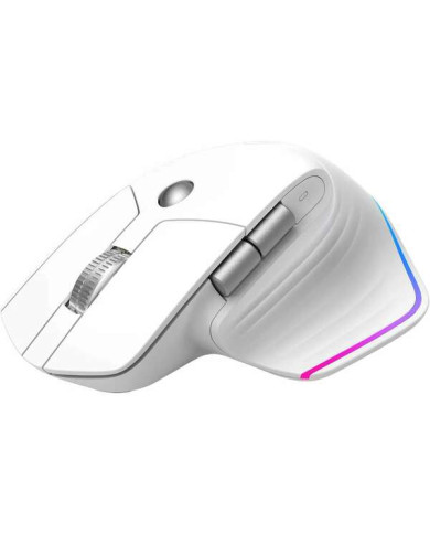 MOUSE MARVO G803 WH BLUETOOTH RGB ERGO DUAL-MODE