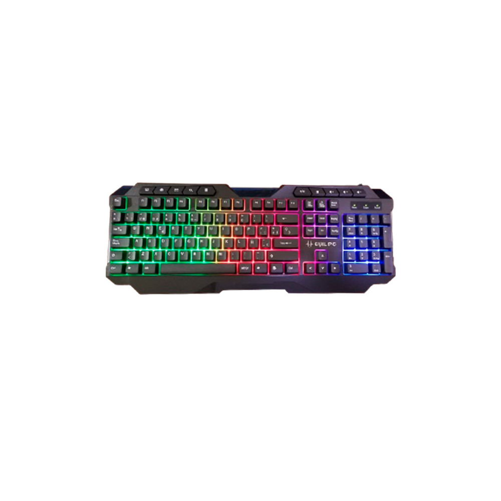 TECLADO GAMER EVIL PC KB-572EG USB RAINBOW DE MEMBRANA 3