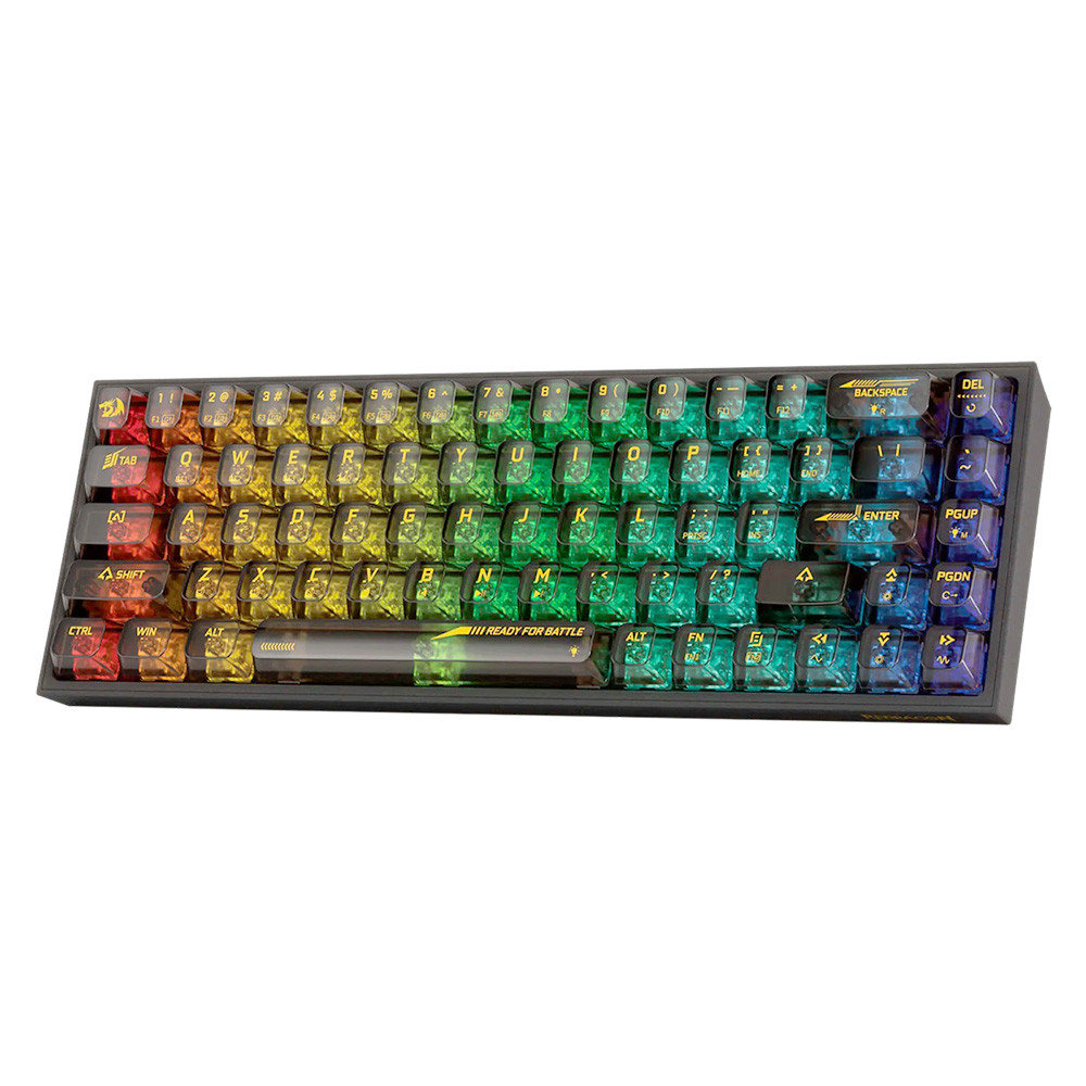 TECLADO GAMER REDRAGON K631CTB-RGB CASTOR PRO USB (60% MECANICO)