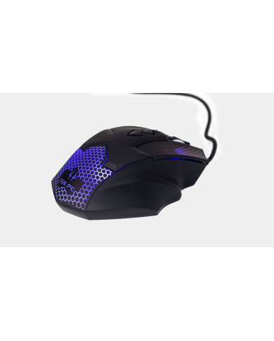 MOUSE GAMER EVIL PC MS-525EG RGB USB ERGO NEGRO 7D