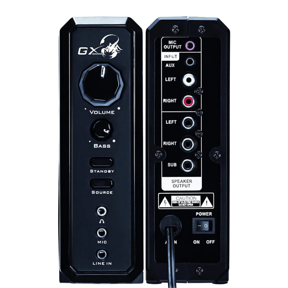 PARLANTES GAMER GENIUS GX SW-G2.1 2000 II GAMING