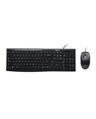 COMBO TECLADO Y MOUSE LOGITECH MK200 WIRELESS DESKTOP KIT INALAMBRICO
