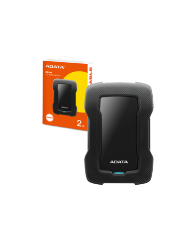 DISCO DURO ADATA 2 TB HD330 NEGRO 2,5" EXT USB 3,1 DURABLE AHD330-2TU31-CBK