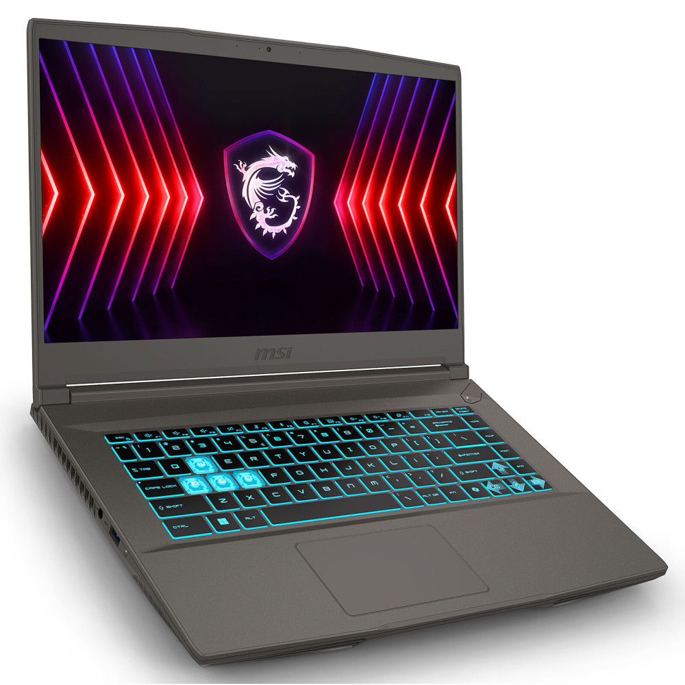 LAPTOP GAMER MSI THIN 15 B12UCX-2620XEC / PROCESADOR CORE i5-12450H / 16GB RAM / 512GB / 4GB RTX2050 GRAFICA