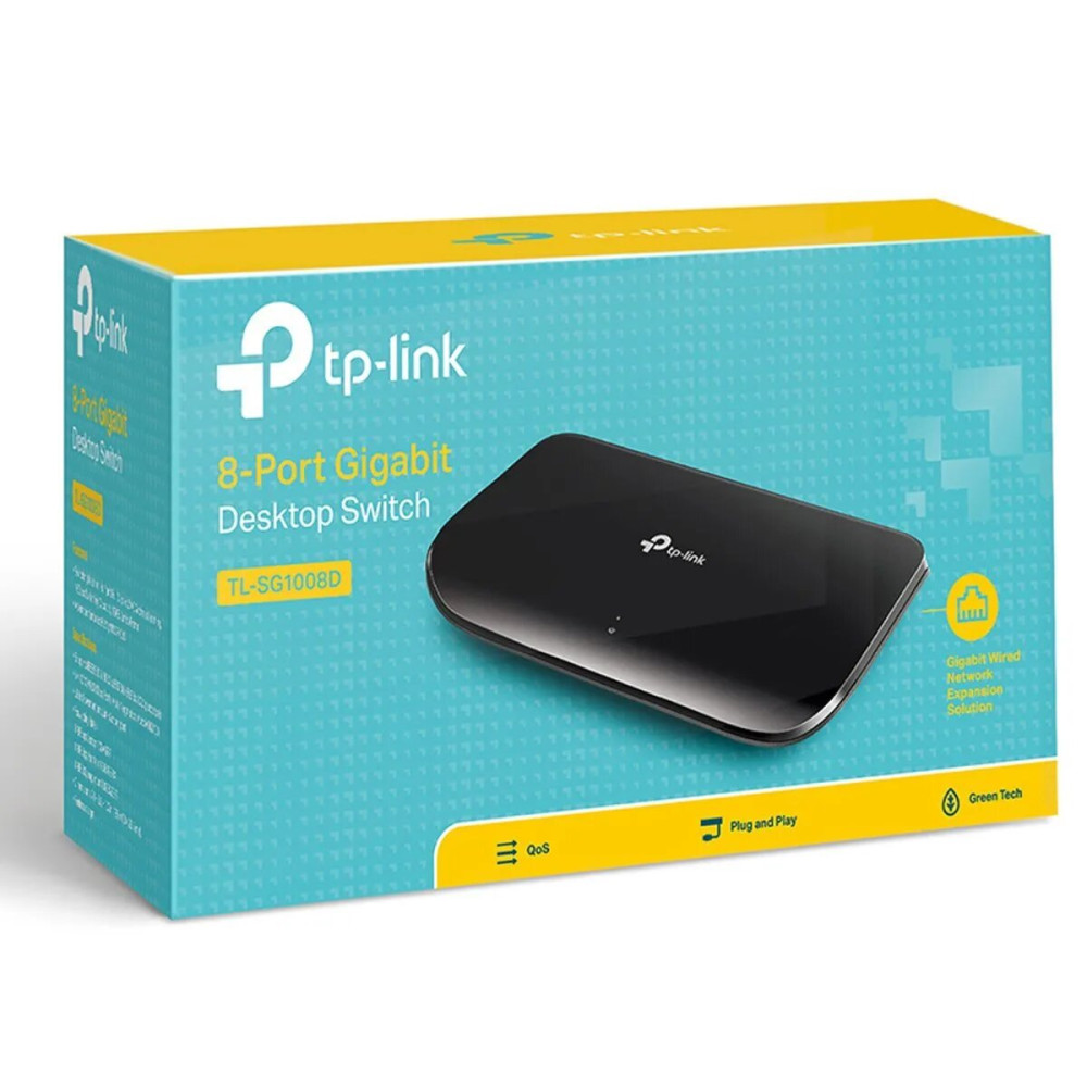 SWITCH TP-LINK TL-SG10008D 8 PUERTOS GIGABIT 10/100