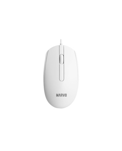 MOUSE MARVO MS003 WH USB BLANCO ERGO 1000DPI