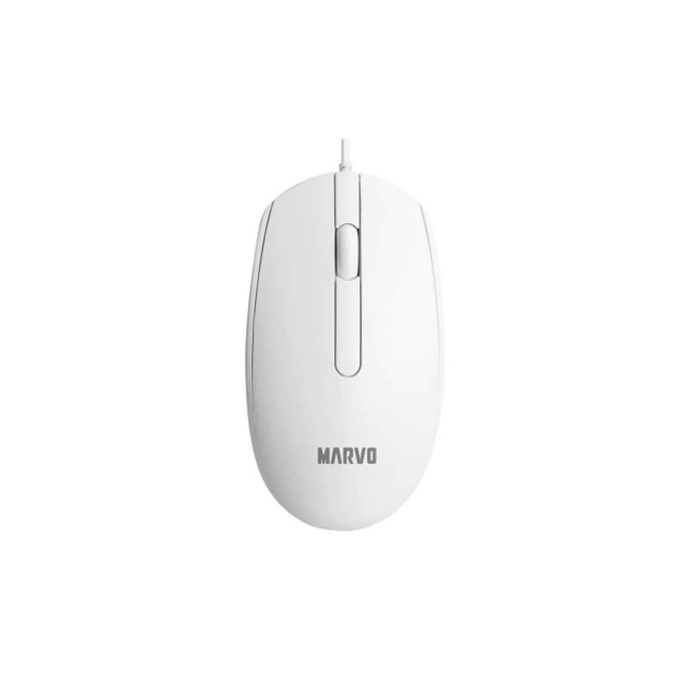 MOUSE MARVO MS003 WH USB BLANCO ERGO 1000DPI