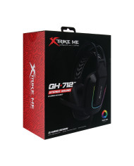 HEADTSET XTRIKE ME GH-712 BK RGB 50MM