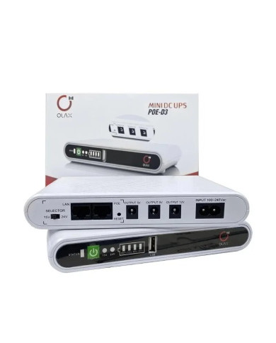 UPS MINI OLAX 10.000mAh PARA ROUTER, SWITCH