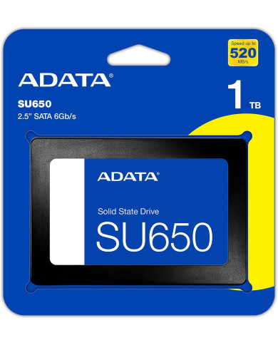 DISCO SOLIDO ADATA 1TB SU650 SSD AZUL 2,5" SATA