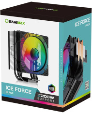 COOLER GAMEMAX ICE FORCE BK TDP 200W ARGB