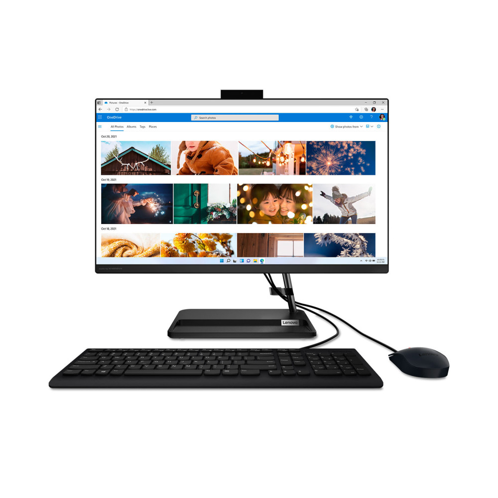 COMPUTADOR LENOVO AIO DT IC3 24IAP7 / PANTALLA 23,8" / PROCESADOR CORE i5-1235U / 20GB RAM / 512GB SSD