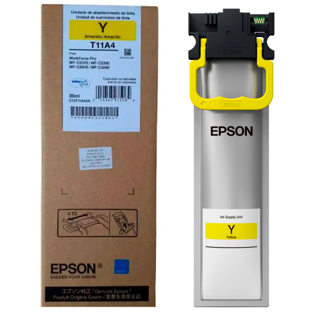 BOLSA DE TINTA EPSON AMARRILLO T11A420 C5310/C5390/C5810C/C5890