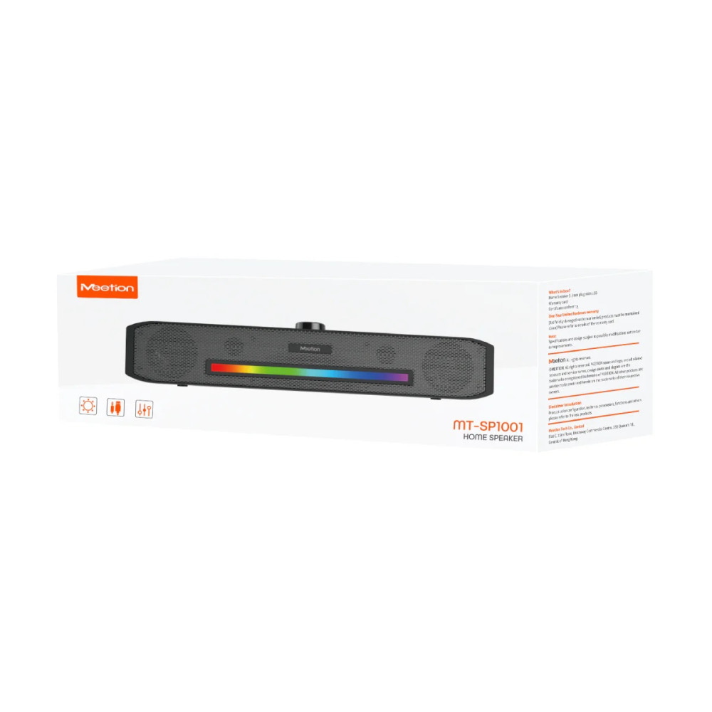 PARLANTES BARRA DE SONIDO MEETION MT-SP1001 RGB