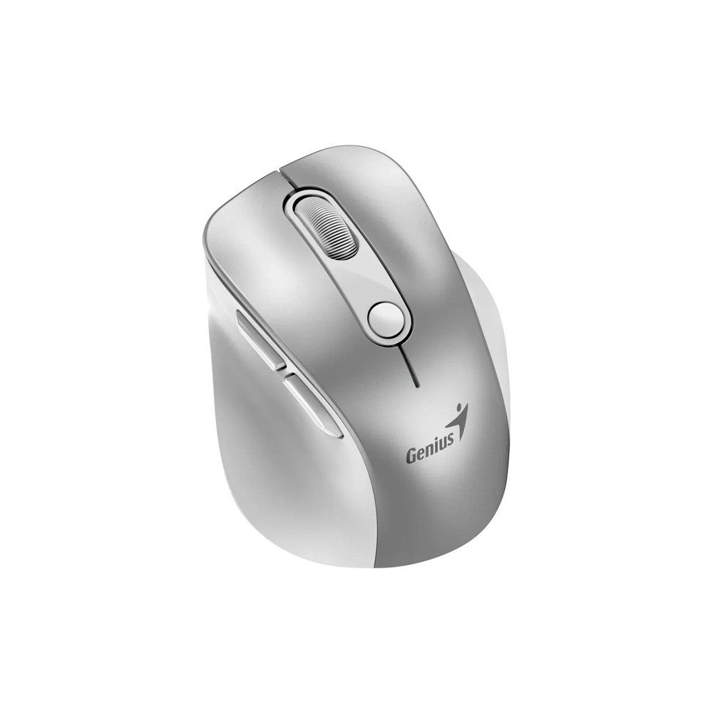 MOUSE GENIUS ERGO 9000S PRO SILVER WIRELESS BLUETOOTH RECARGABLE