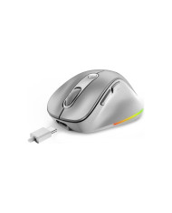 MOUSE GENIUS ERGO 9000S PRO SILVER WIRELESS BLUETOOTH RECARGABLE