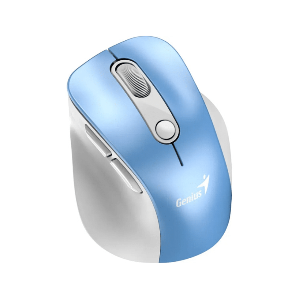 MOUSE GENIUS ERGO 9000S PRO LIGHT BLUE WIRELESS BLUETOOTH RECARGABLE