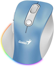 MOUSE GENIUS ERGO 9000S PRO SILVER WIRELESS BLUETOOTH RECARGABLE