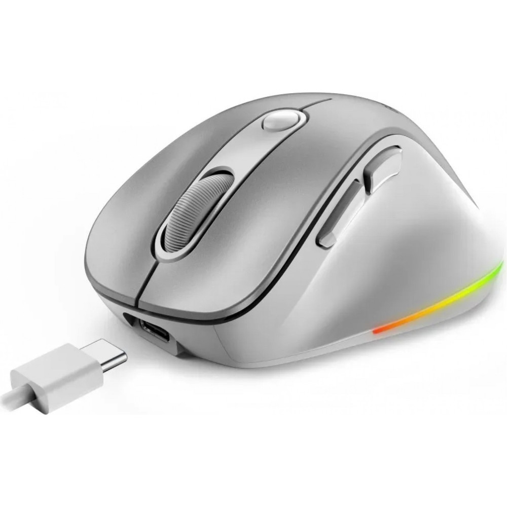 MOUSE GENIUS ERGO 9000S PRO BLANCO PERLA WIRELESS BLUETOOTH RECARGABLE
