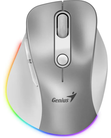 MOUSE GENIUS ERGO 9000S PRO BLANCO PERLA WIRELESS BLUETOOTH RECARGABLE