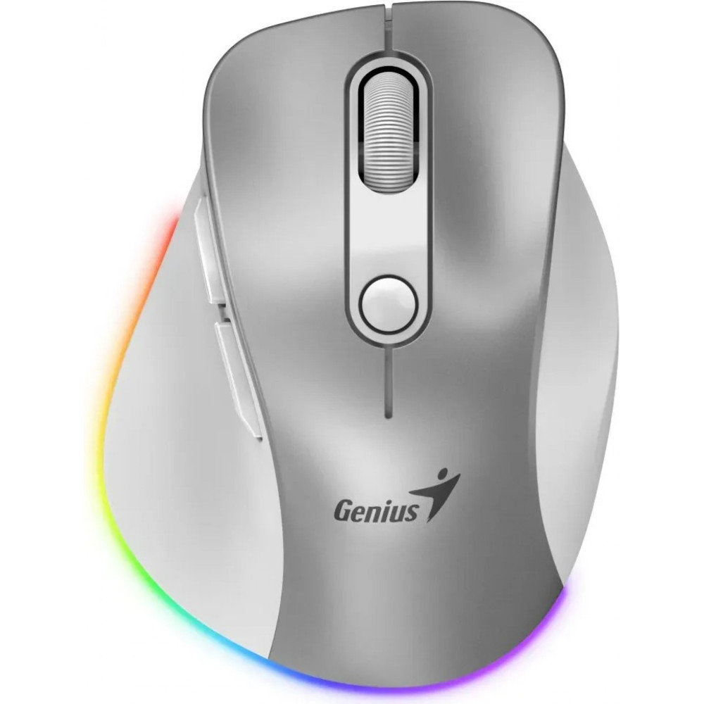 MOUSE GENIUS ERGO 9000S PRO BLANCO PERLA WIRELESS BLUETOOTH RECARGABLE