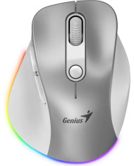 MOUSE GENIUS ERGO 9000S PRO BLANCO PERLA WIRELESS BLUETOOTH RECARGABLE