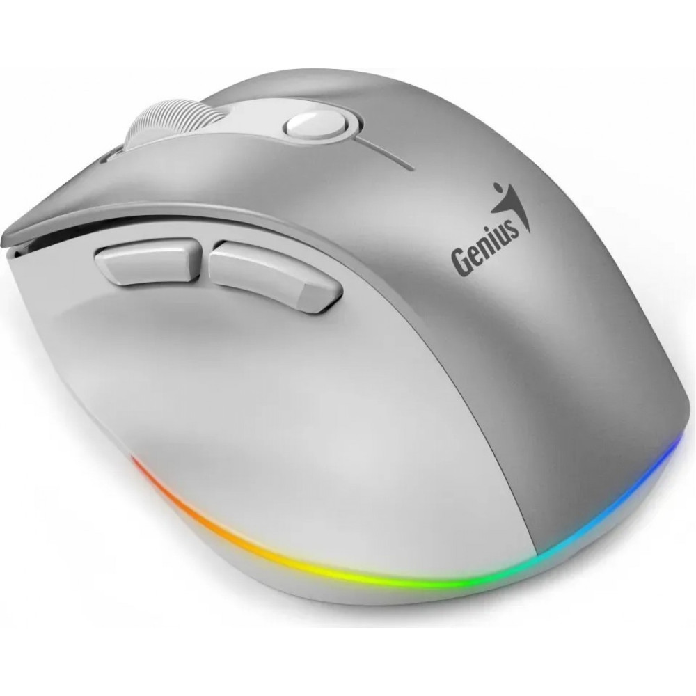 MOUSE GENIUS ERGO 9000S PRO BLANCO PERLA WIRELESS BLUETOOTH RECARGABLE