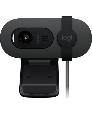 WEBCAM LOGITECH BRIO 100 FHD NEGRA USB