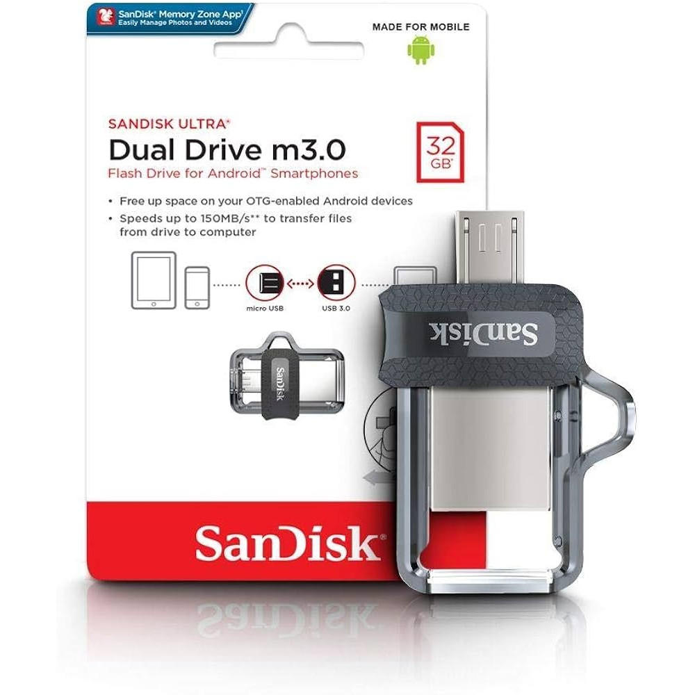 PENDRIVE SANDISK 32 GB OTG M3.0 ULTRA DUAL DRIVE
