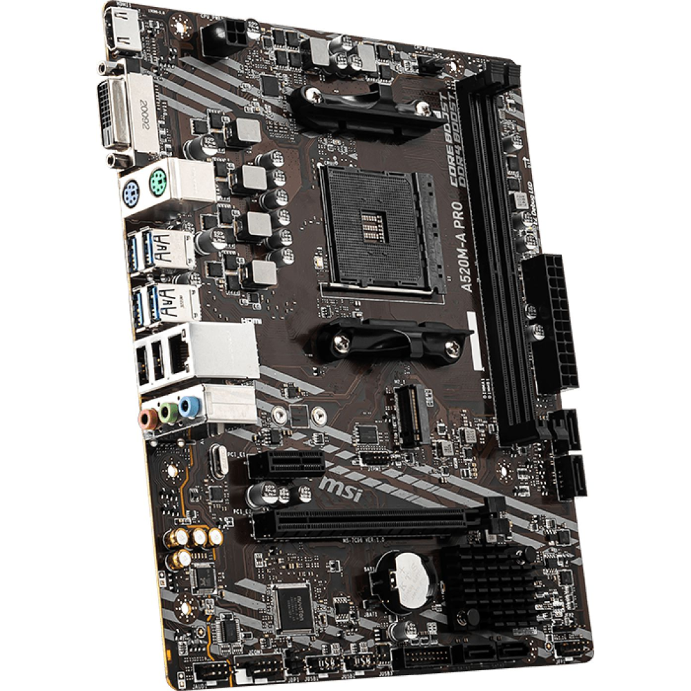 MAINBOARD MSI A520M-A PRO AM4 3GEN