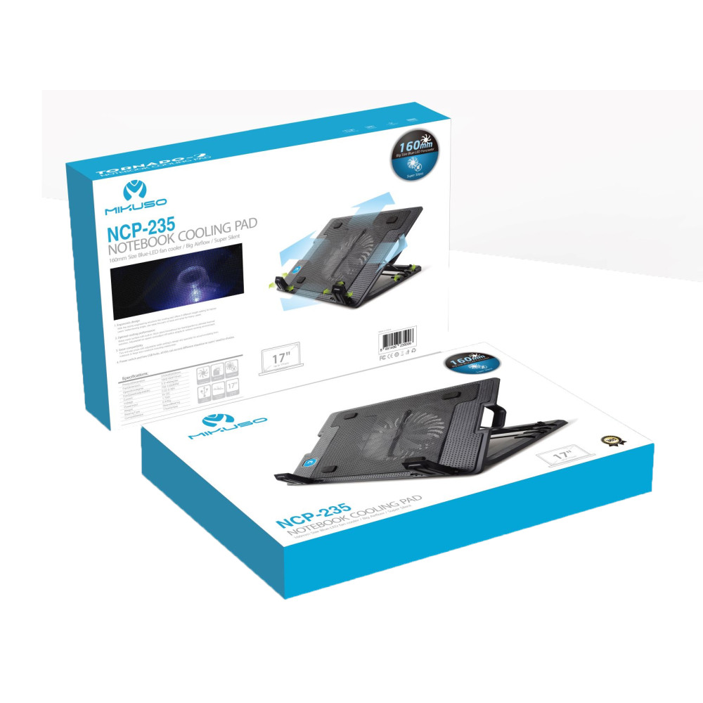 COOLING PAD MIKUSO NCP-235 HASTA 17"
