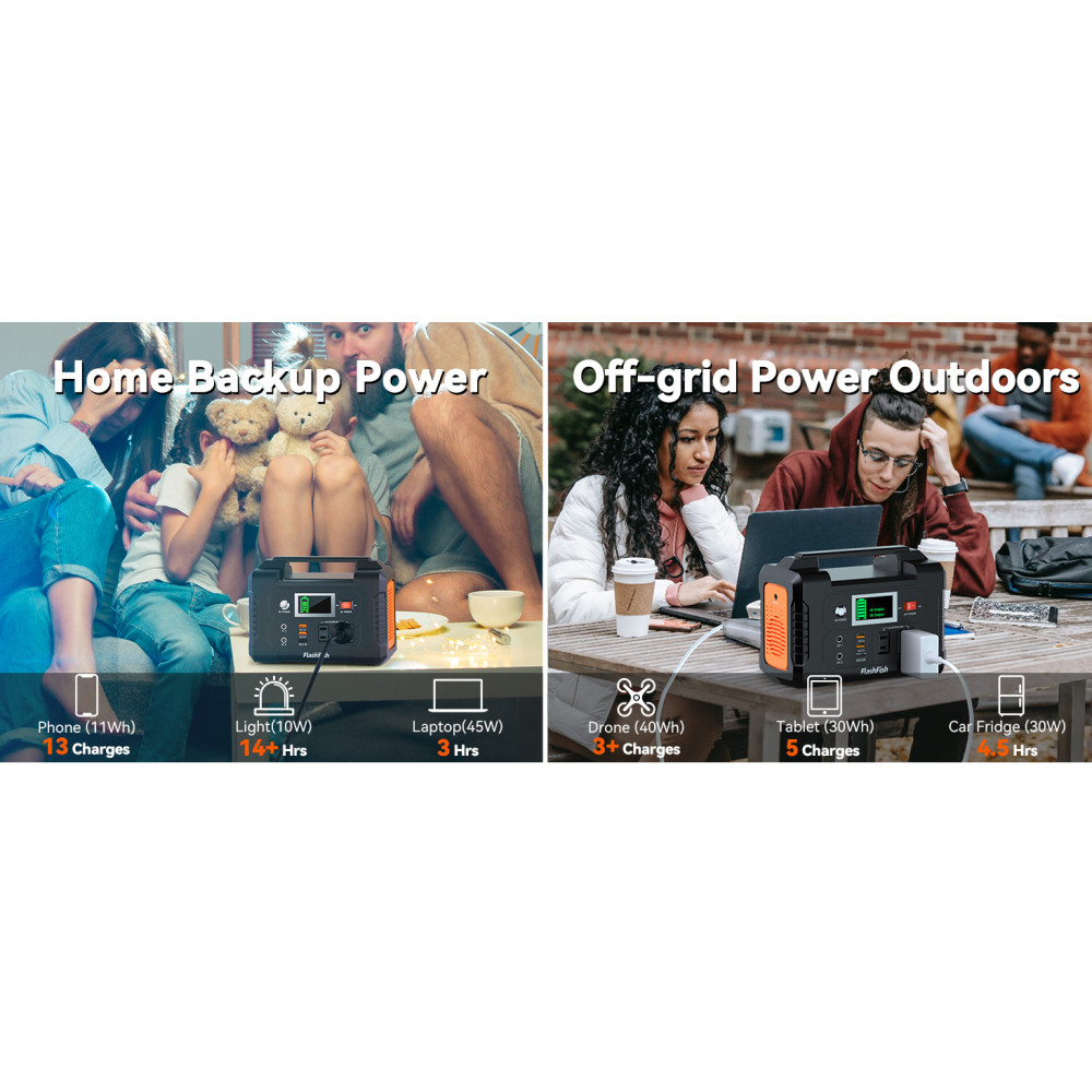 POWER STATION FLASHFISH 200W 40800mAh 110V