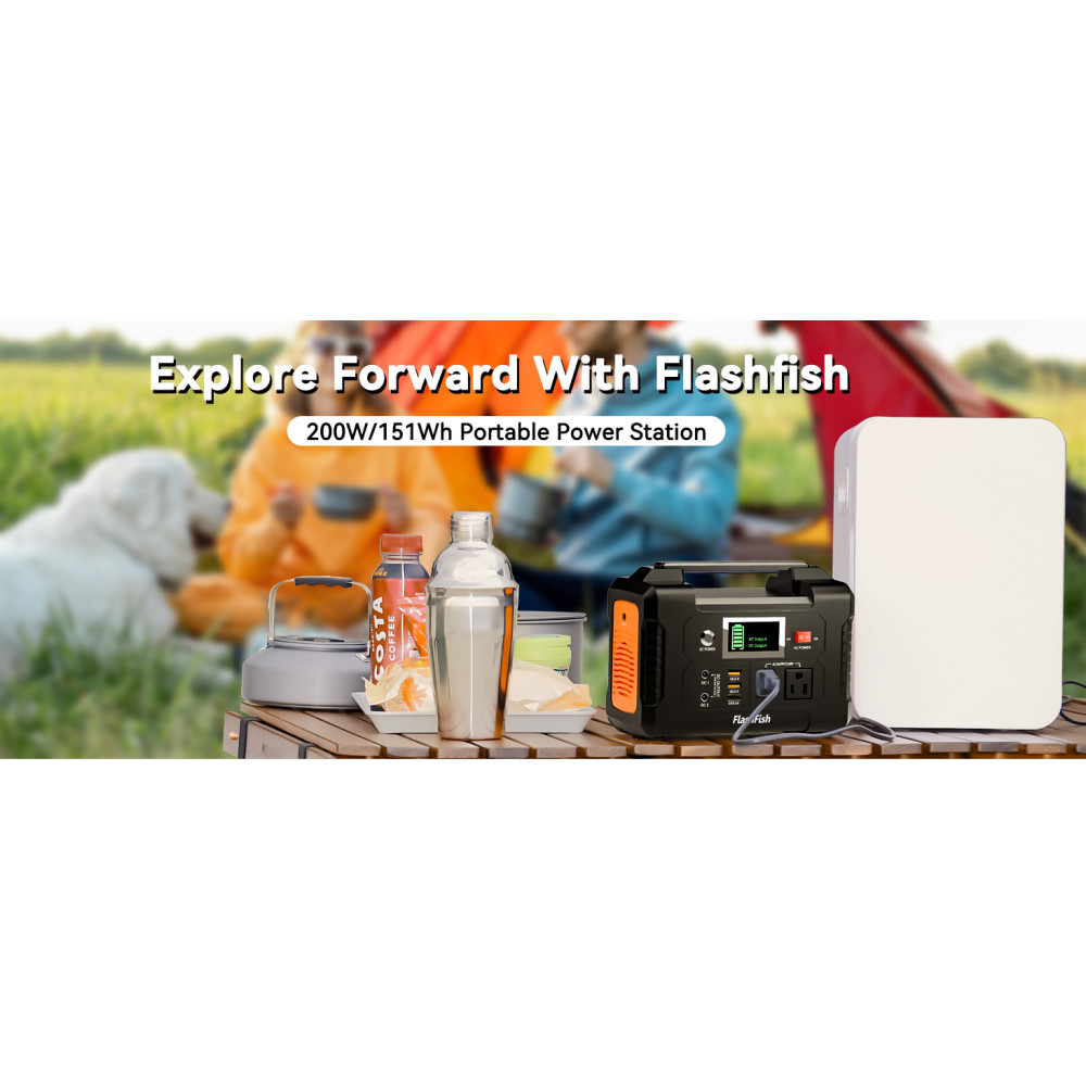 POWER STATION FLASHFISH 200W 40800mAh 110V