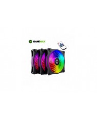VENTILADOR GAMEMAX RL300 120MM 4FAN RGB  AURA RF_REMOTE