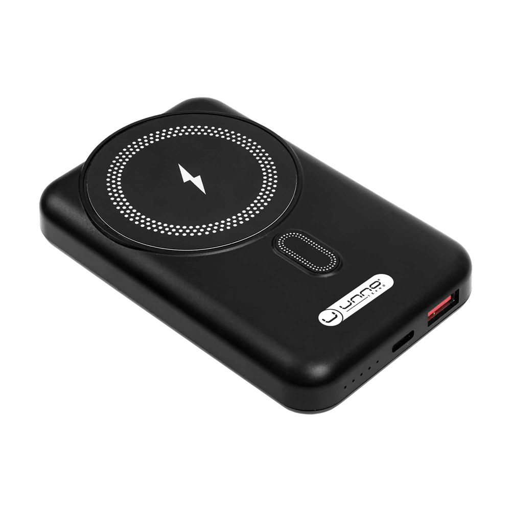 POWER BANK MAGNETICO 10000mAh WIRELESS UNNO TEKNO MAGNO10 / PB2311BK