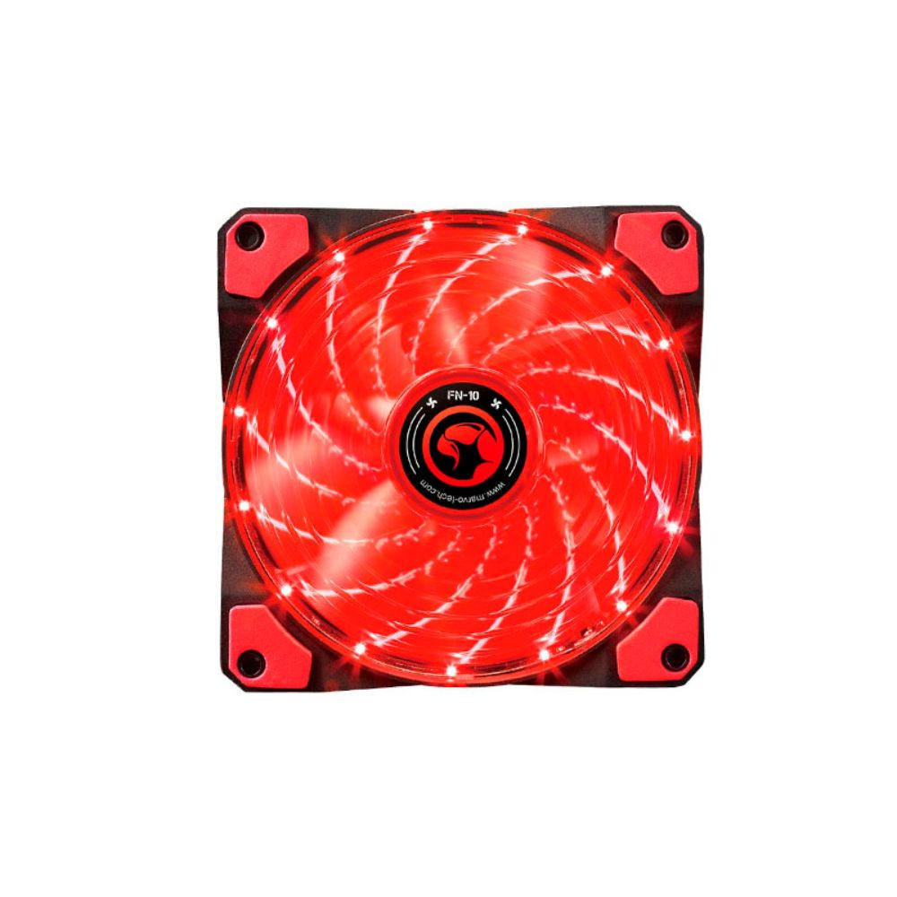 VENTILADOR MARVO FN10RD ROJO INTERNO