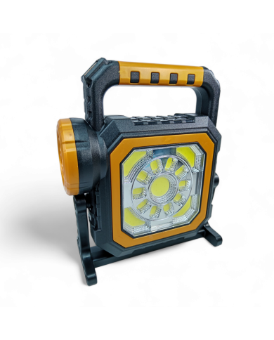 LAMPARA LED HS-8030-A DUAL LINTERNA + PANEL SOLAR