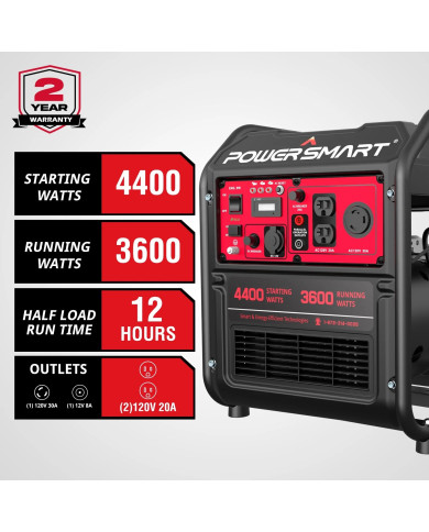 GENERADOR POWERSMART MB5040A FUEL 4400W