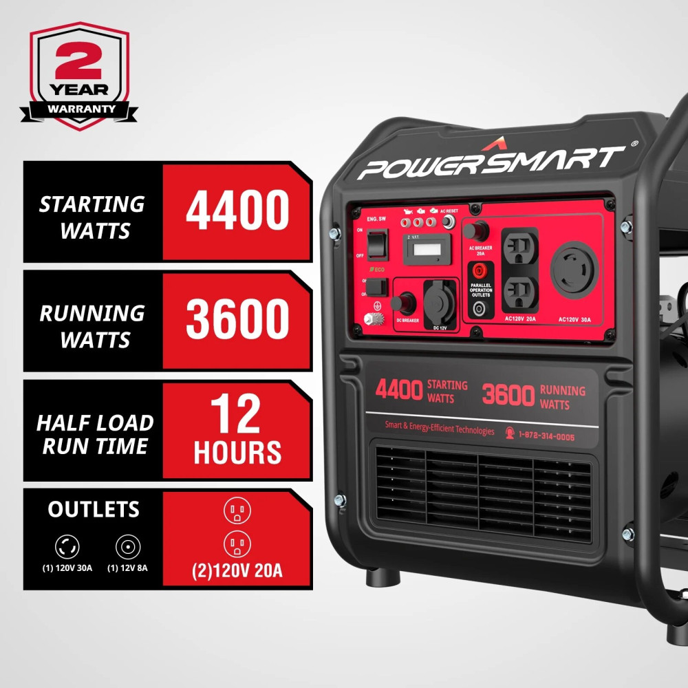 GENERADOR POWERSMART MB5040A FUEL 4400W
