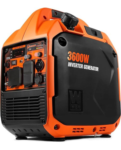 GENERADOR INVERTER PORTATIL WEN 3600 WATTS SILENCIOSO 110V